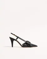 Valentino Bowow Slingback Pumps In Kidskin 85Mm